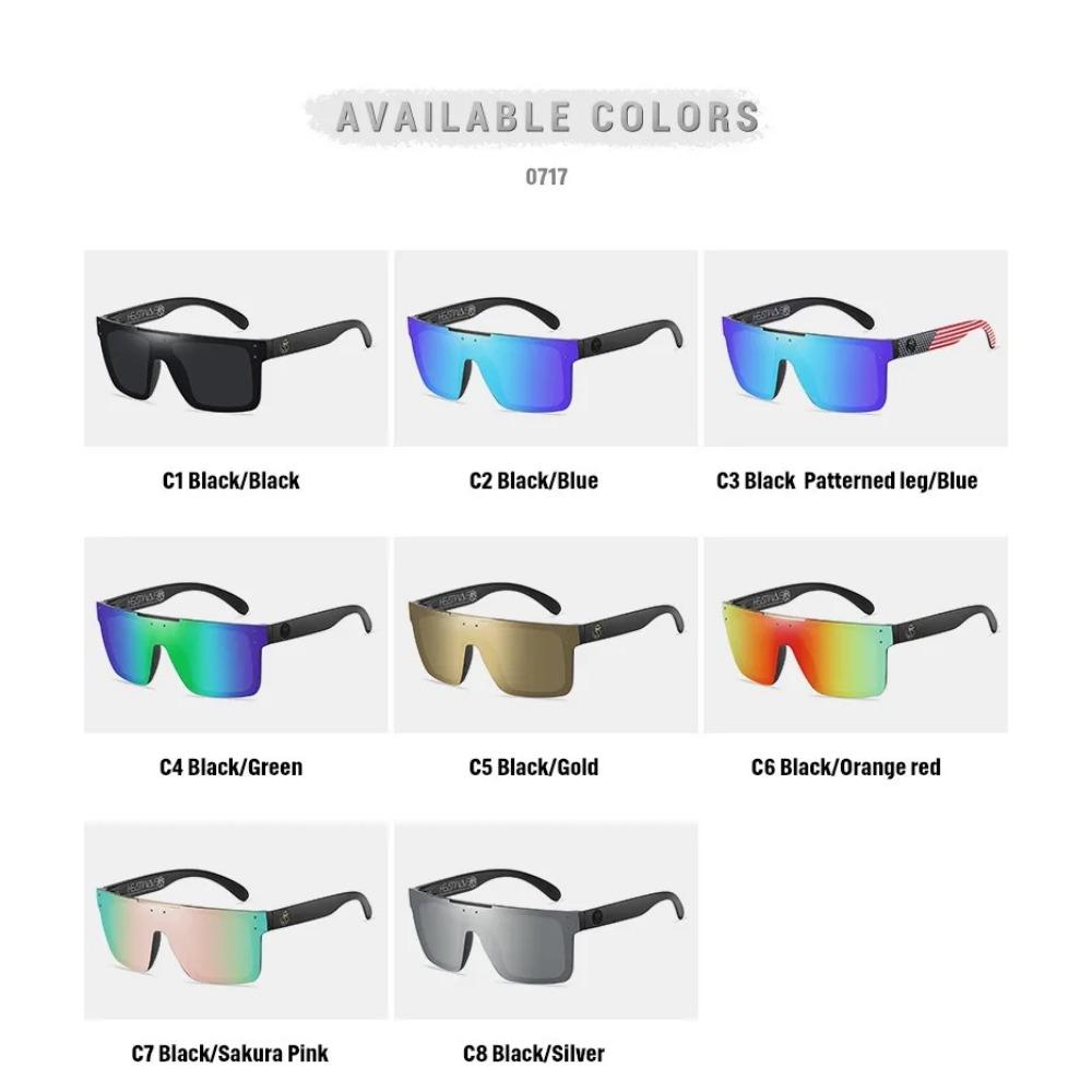 Amazons meistverkaufte Radsportbrille hochwertige echte Folie Outdoor-Sport polarisierte Hitzewellen-Sonnenbrille HW03 Brillen