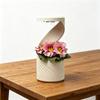 Cloud Watering Planter with Hidden Drainage Tray Self Watering Planter with Slow Drip Rain Effect Modern Desktop Flower Pot for Succulents Herbs Home