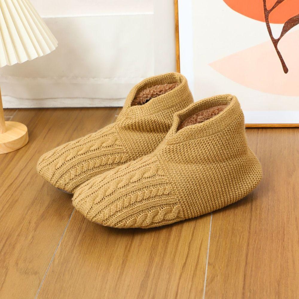 Coral Fleece Thicken Plush Socks Non-slip Knitted Sleeping Socks Winter Floor Socks  Men