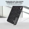 ABEEL For Samsung Galaxy S24+ Texture Case Genuine Cow Leather Coated PC+TPU Phone Cover