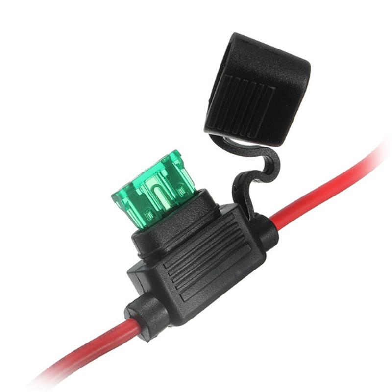 Car Fuse Holder Waterproof Mini Blade Adapter Splash-proof Box for 12V 30A in Line Cutoff Switch Socket Damp Proof Fuse Socket Fuse Holders1