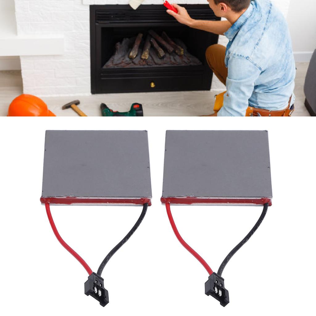 Fireplace Fan Power Generation Sheet Replacement Stove Fan Power Generation Sheet with Storage Box for Repair