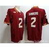 Seminole Football Jersey Retro Embroidered College Style Training Uniform Men Rugby Sports