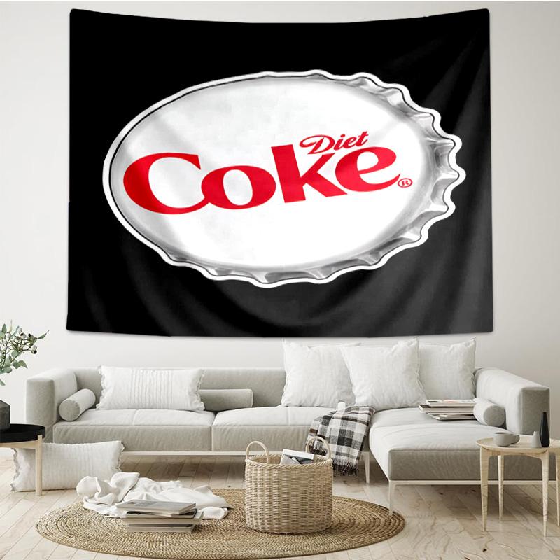 Stay Crisp Coke Tapestry, Unique Design Tapestry, Wall Decor for Bedroom,Livingroom, Playroom,Heartwarming Fan Holiday Gifts