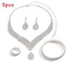 Water Luxury Jewelry Set With Rhinestone Decoration For Women