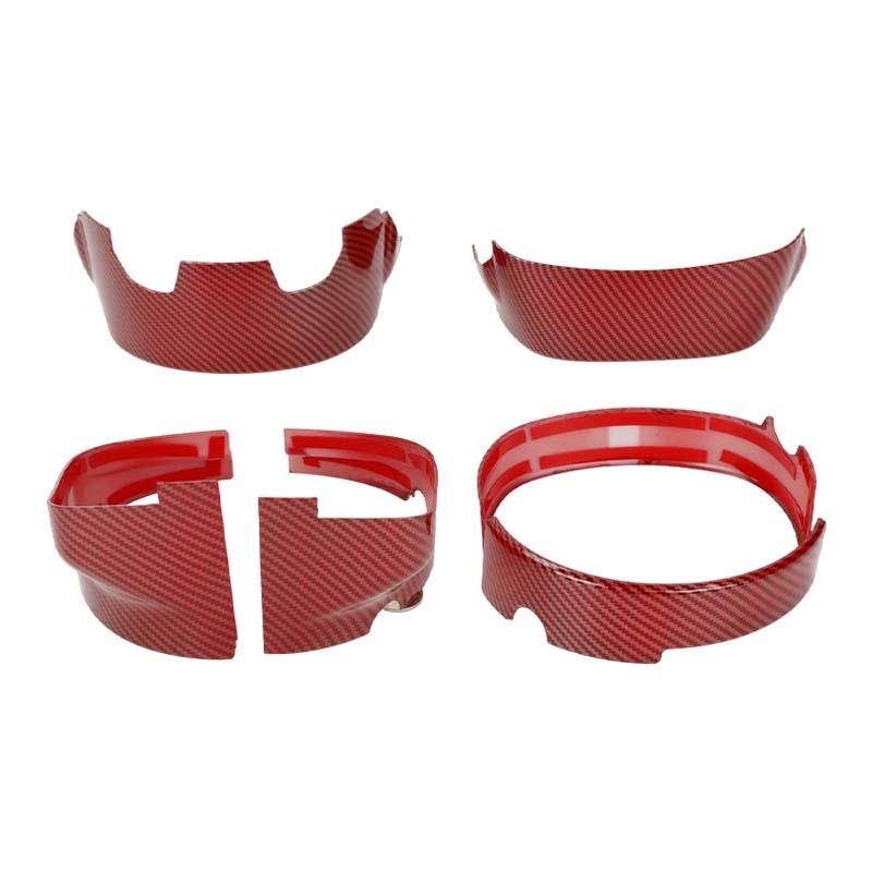 Electric Adjustable Steering Wheel Base Decoration Protective Cover For Dodge Challenger For Dodge Charger For Dodge Durango Car Interior Accessories