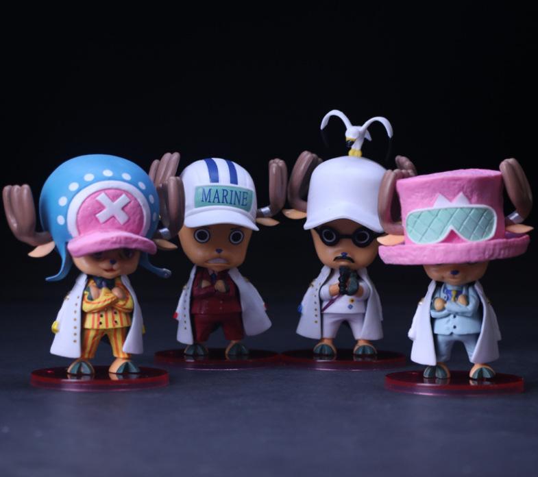 11cm 8Style Anime One Piece Tony Tony Chopper Cos Luffy Saber Figure Zoro Model Buggy Plaything Sabo Gift Action Figure Collect Gifts
