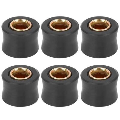 F FIERCE CYCLE Motorcycle Rear Shock Bushing Shock Absorber Bush Shock Absorber Cushion Rubber Ring 6pcs 10mm