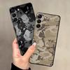 Case for Samsung Galaxy A01 A02 A30 A40 A05 A50 A70 A03 A10 A20 A04 Note 20 Ultra 9 10 A06 Soft Back Phone Cover Camouflage