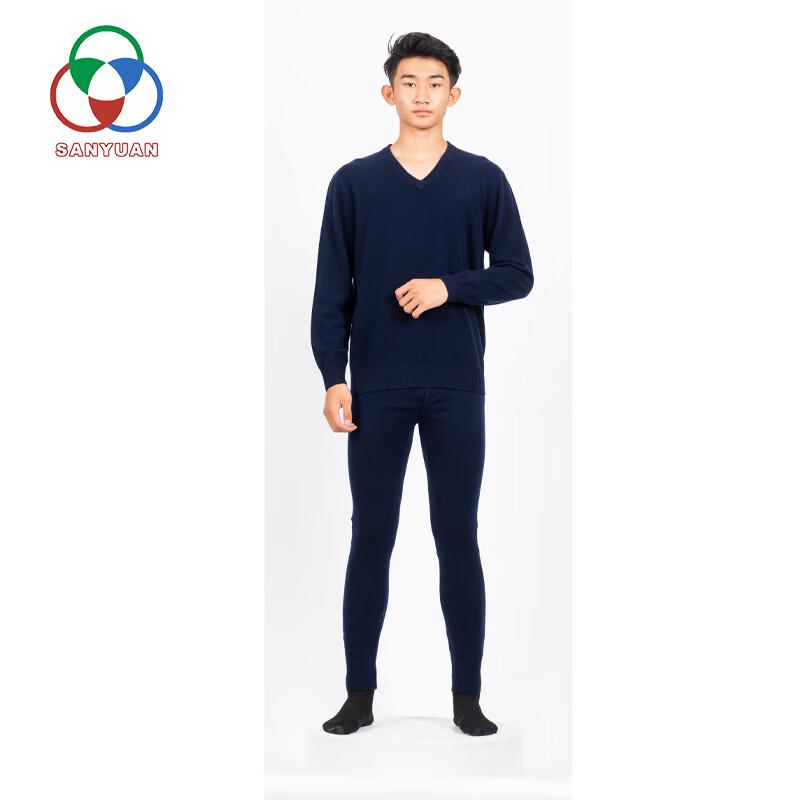 

Мужской комплект свитера из смесовой шерсти с антистатическим эффектом