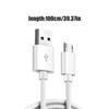 3A USB Fast Charging Data Cable For Smartphones Driving Recorder B Cord 1M