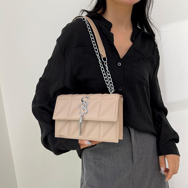 Trendy Shoulder Bag Retro Casual Chain Messenger Bag Autumn New Fashion Women's Simple Casual Bag