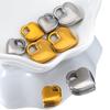 5pcs Glossy Heart Lock Charm Stainless Steel Gold Color Love Couple Pendant Earring Necklace Choker DIY Jewelry Making Wholesale