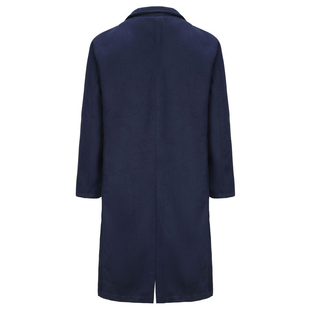 Men’s British Style Long Trench Coats & Woolen Jackets – New Colors Available