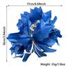 Korean Artificial Flowers Hair Claw Clip Strong Hold Realistic Nonslip Claw Clap Fairy Shark Clips Vacation Photoshoot