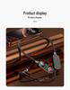 Long Battery Life Neck-Hanging Voice-Control Sports Bluetooth Headset with Song Recording and In-Ear Monitoring