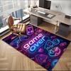 Neon Game Over Kunst Büro Teppich Stuhlunterlage, Spielteppich, Geeignet für Eingangsbereich, Schlafzimmer, Wohnzimmer, Schreibtisch, Weihnachtsgeschenk