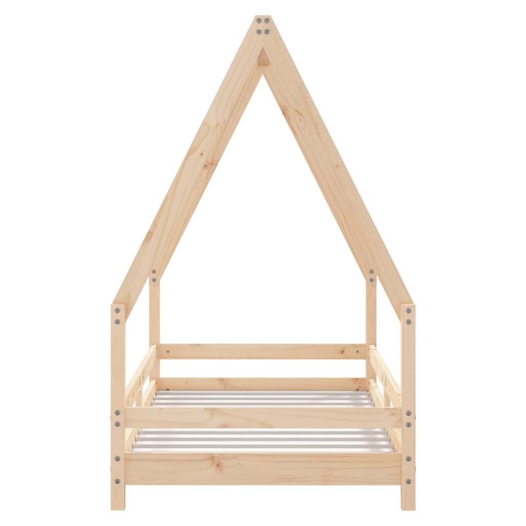 Kids  Bed 80 X 160 Cm Solid Pine Wood