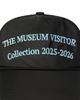THEMUSEUMVISITOR Logo Embroidery Mesh Cap (Black)