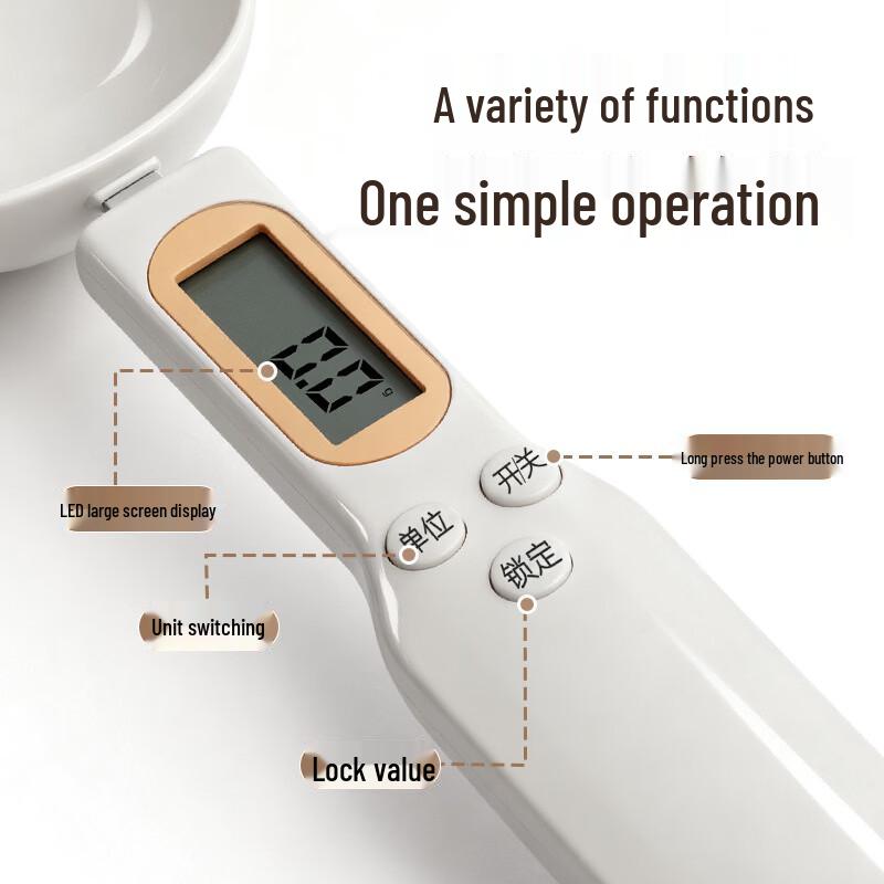 Compact Digital Measuring Spoon Scale