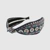 LALA Bohemian Imported Lace Hairband - Dark Blue