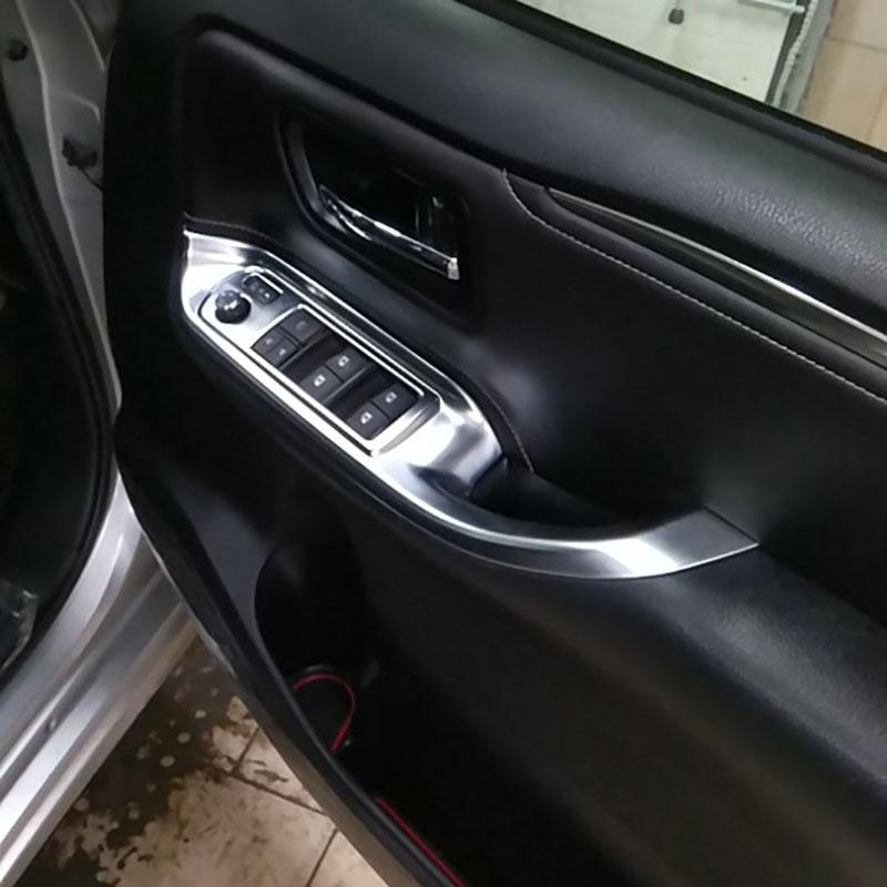 Decorație pentru comutator de ridicare a geamului cu ornamente cromate ABS, capac panou regulator pentru Toyota Voxy Noah pentru Toyota Voxy Noah R80 RHD