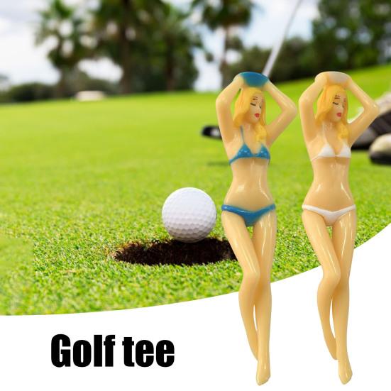Bikini Beauty Plastik Golf Tee, Badeanzug Damen Golfballhalter, Golf Trainingshilfe Tee für Indoor Outdoor Driving Range