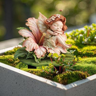 2D Fairies Figūros sodo kištukas 2D akrilinis Fėjų mergaičių žemės kištukas Neperšlampamas dekoratyvinis namų dekoravimas Sodo priedai