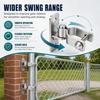 1pair Sturdy Chain Link Gate Hinge Galvanized Steel Fence Hinge Chain Link Gate Latch  Farm Gate