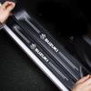 Car Bumper Door Sill Stickers Carbon Fiber Car Body Protection Sticker for Suzuki S-Cross SX4 Swift XL-7 ALTO Car Accessories