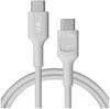 USB-C / USB-C Cable Greencell PowerFlex 120cm PD 100W White Silicone