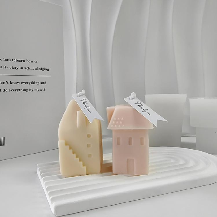 Bastelformen Kleines Hausform Seife Silikonform zur Herstellung schöner Kerzen