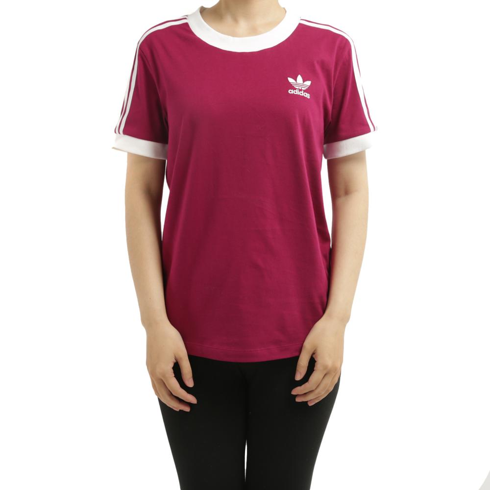 Adidas Originals T Shirt Women's Burgundy GD2443