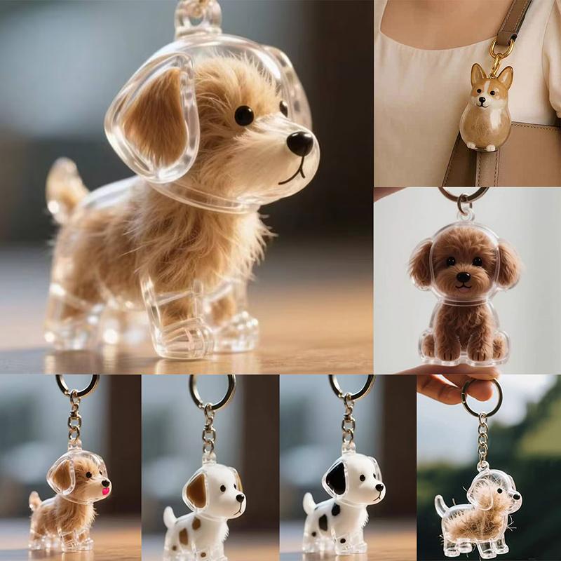 Pet Pendant Dog Hair Collection Storage Box Charm Pet Pendant Transparent Hair Storage Capsule Dog Cat Souvenirs Dog Lover Gift