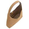 Coach Borsa Tote Brooklyn 28 con Placca Logo in Pelle Scamosciata Donna Borsa Tote Beige CW637-B4SN