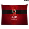 Al Ahly Sporting Wall Tapestry Aesthetic Wall Hanging Printed Fabric Blanket Decorative Tapestries for Bedroom Living Room Home Decor