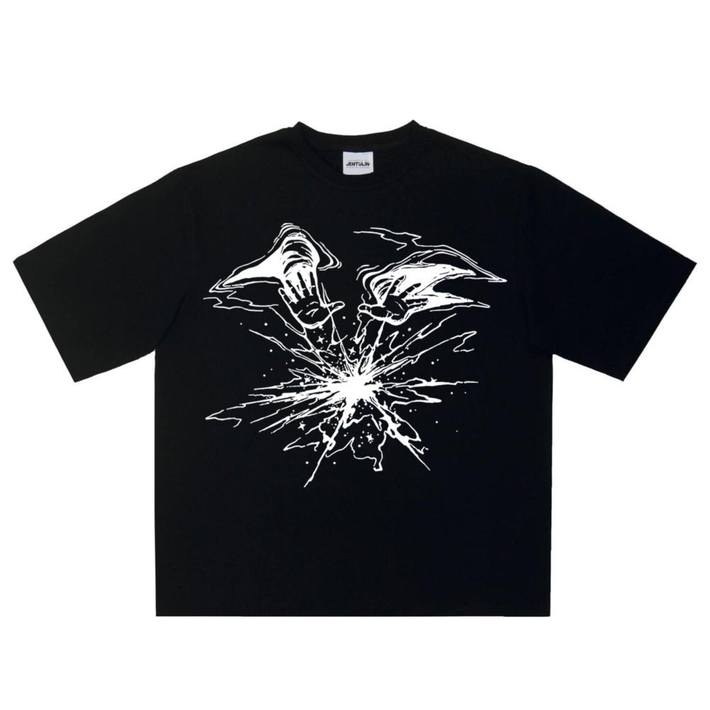 

2025 New Essential Cotton Unisex T-Shirt Fashion Printing Soft Breathable Crew Neck Fashion Men s and Women s T-Shirts OnePiece S