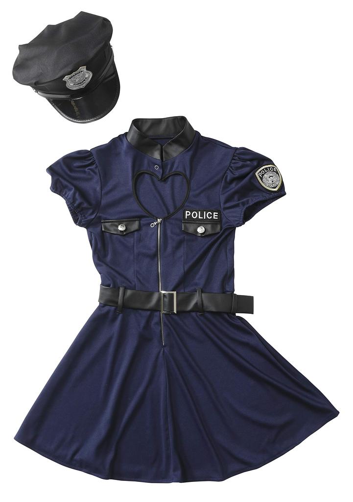 Cosplay GH Heart Police Navy L [Clearstone] Women's