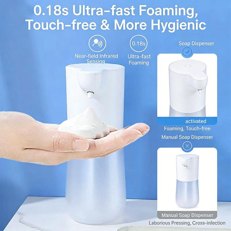 Rechargeable Electric Automatic Foam Soap Dispenser Mobile Phone Washer Bacteriostatic Supplementary Pack for Kids & Adults