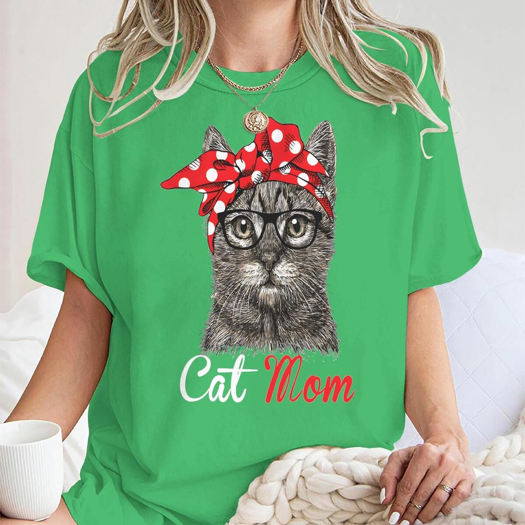 Funny Cat Mom Shirt For Cat Lovers Mothers Day Gift Tshirt Fashion Cat Lover Gift Unisex Unisex Short Sleeve Streetwear