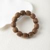 Natural Kynam Agarwood 108-Bead Multi-Strand Prayer Bracelet for Women and Men