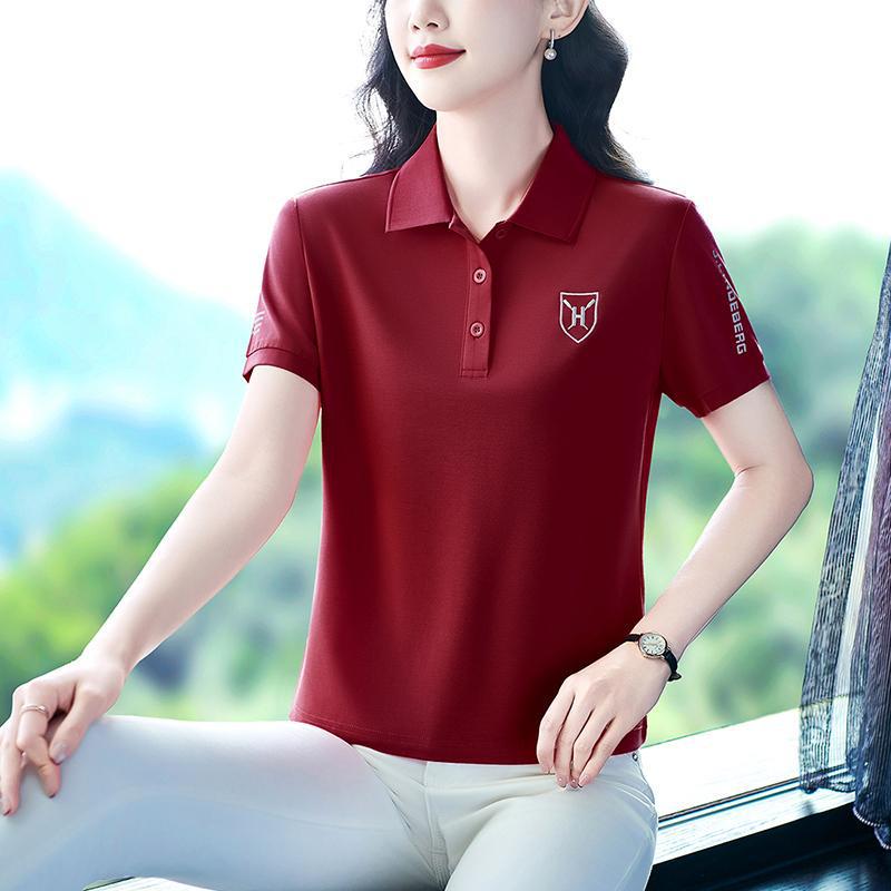 

Women s High-End Slimming Grey Short-Sleeve T-Shirt (Casual, Versatile, Solid Color) 3XL
