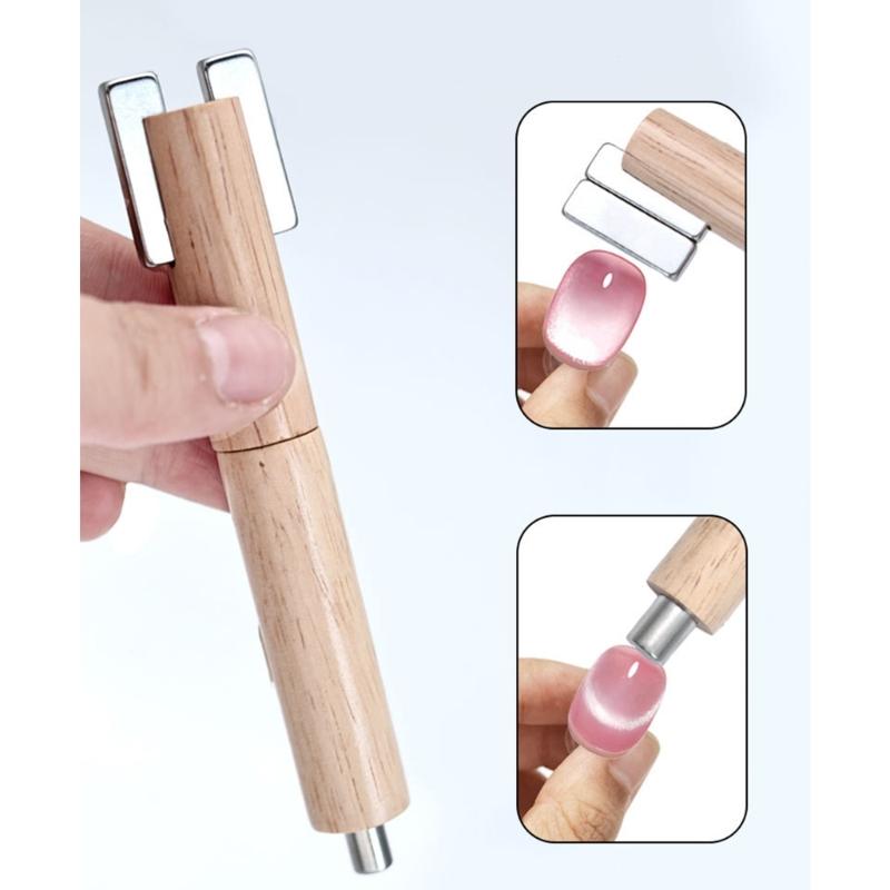 Upgradeable Magnetic Nail Art Device Detachable Highly Power Magnets For Creating Dynamic Manicure Effect