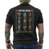 Ancient Mayan Gods Aztec Civilization Mythology Deities Unisexs Back Print T Shirt Monsterry Vintage Washed Top For Everyday Wear