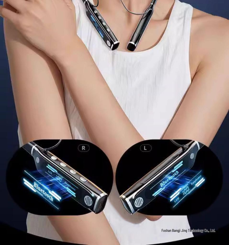 2026 Model Wireless In-Ear Neckband Earphones with Ultra-Long Battery & Noise Cancellation