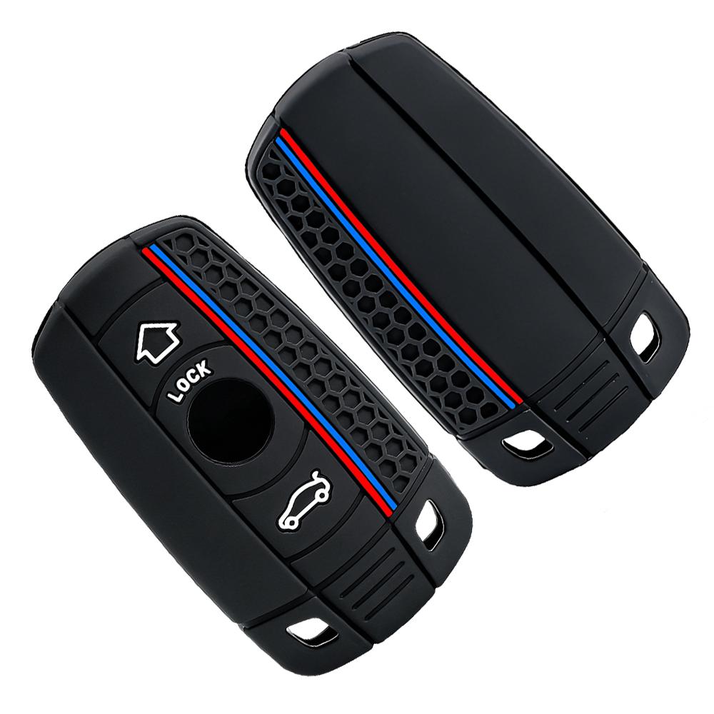 Silicone Car Key Case Cover Key Protector Shell Accessories For BMW E60 E61 E70 E81 E87 E90 E91 E92 X1 X5 X3 1 3 5 6 Series Z4