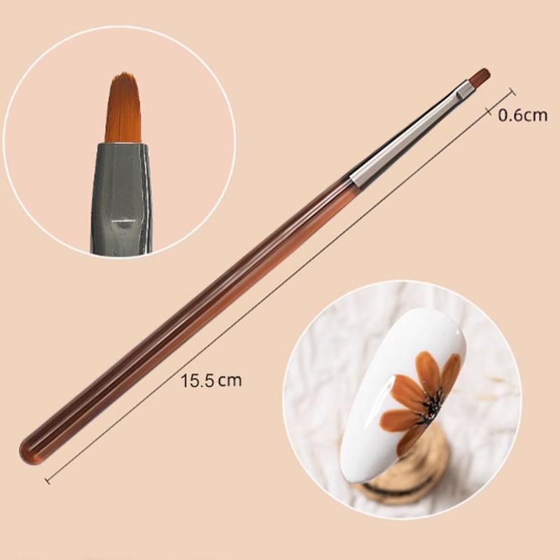 9Pcs Nail Brush Liner Painting Pen Manicure Acrylic Drawing Brush for Nail Art Design UV Gel Nails Tip Display DIY Tool