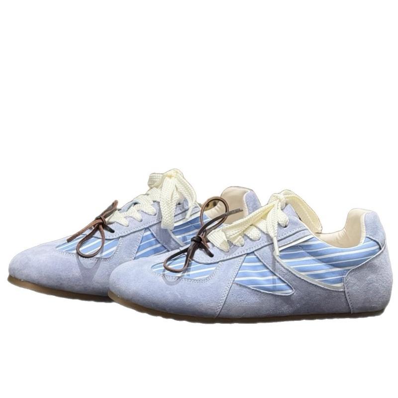 Fashion Retro Concise Round Toe Women Shoes 2025 Spring New Korean Hot Style Casual Comfortable Soft Sneakers Elegant Ladies Shoes