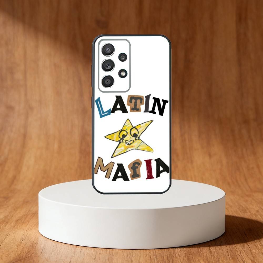 Latin Mafia Creative Phone Case For Samsung S25,S24,S21,S22,S23,S30,Ultra,S20,Plus,Fe,Note,10,9,5G Black Cover