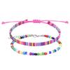 Set di Braccialetti da Spiaggia per Uomo e Donna, Braccialetti da Uomo Surfer, Braccialetti Estivi Boho Intrecciati con Cordino Regolabile, Cavigliere
